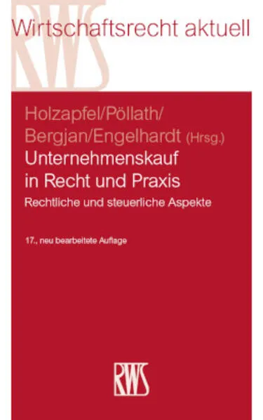 Unternehmenskauf in Recht und Praxis</a>