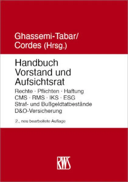 Cover: Handbuch Vorstand und Aufsichtsrat