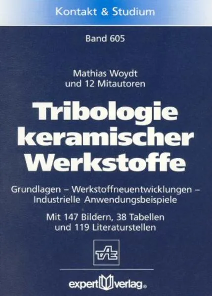 Cover: Tribologie keramischer Werkstoffe