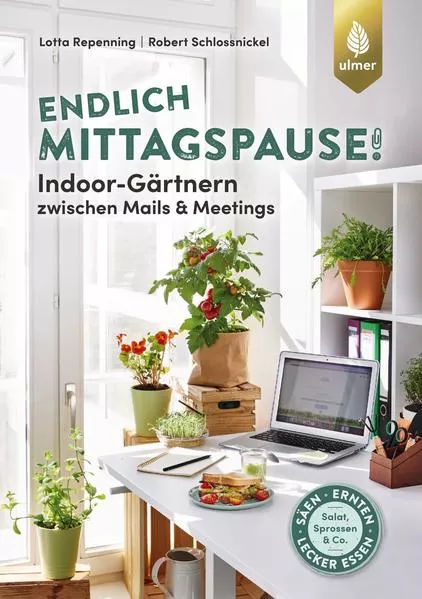 Cover: Endlich Mittagspause! Indoor-Gärtnern zwischen Mails und Meetings mit Pflücksalat, Sprossen & Co.