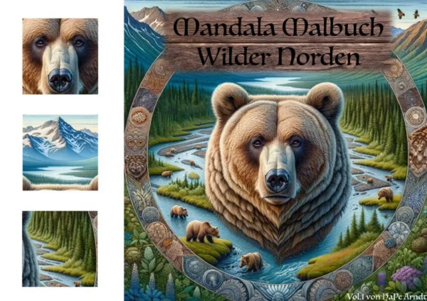 Cover: Mandala Malbuch - Wilder Norden Vol.1