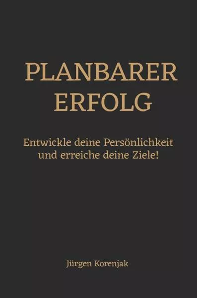 Cover: Planbarer Erfolg