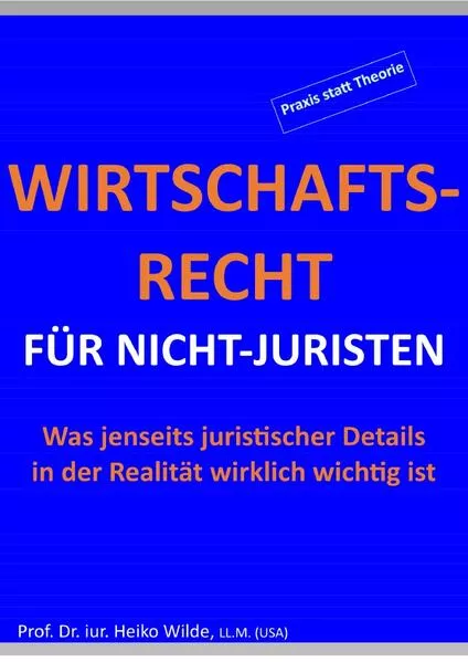 Cover: Wirtschaftsrecht für Nicht-Juristen
