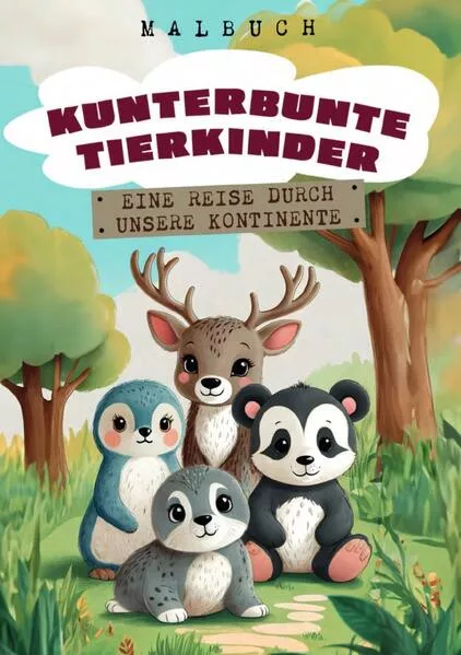 Cover: Kunterbunte Tierkinder
