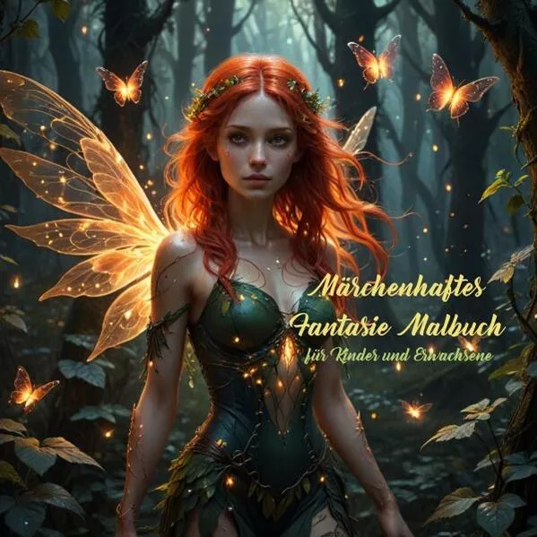 Cover: Märchenhaftes Fantasie Malbuch