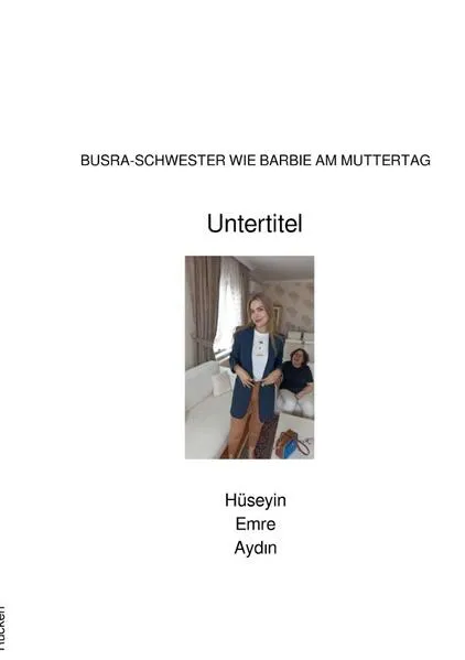 Cover: BUSRA-SCHWESTER WIE BARBIE AM MUTTERTAG
