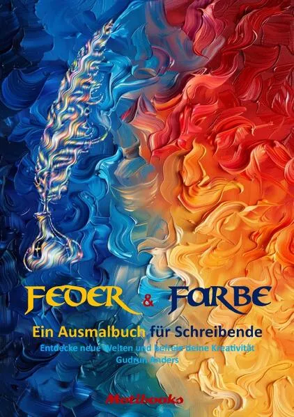 Cover: Feder & Farbe - Ein Ausmalbuch für Schreibende