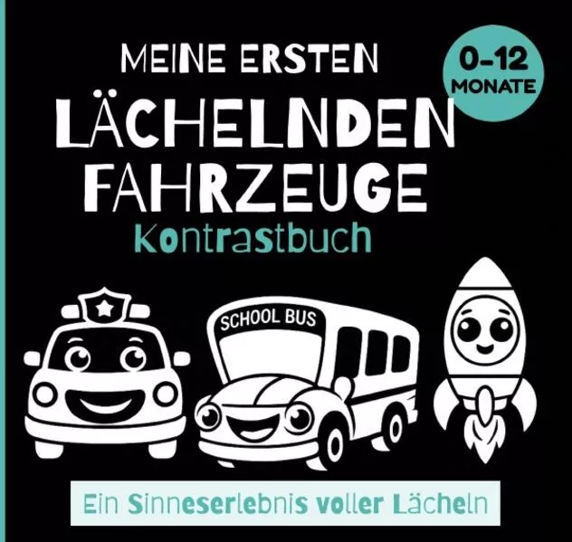 Mein erstes lächelndes Fahrzeug-Kontrastbuch