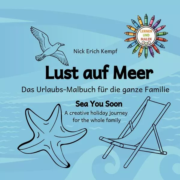 Cover: Lust auf Meer. Das Urlaubs-Malbuch für die ganze Familie.