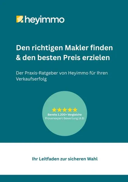 Cover: Den richtigen Makler finden & den besten Preis erzielen