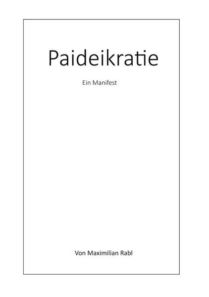 Cover: Paideikratie