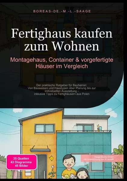 Cover: Fertighaus (DE) / Fertighaus kaufen zum Wohnen: Montagehaus, Container & vorgefertigte Häuser im Vergleich