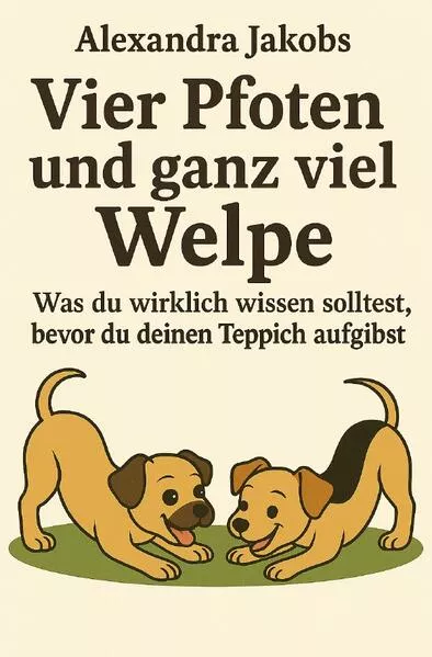 vier Pfoten und ganz viel Welpe