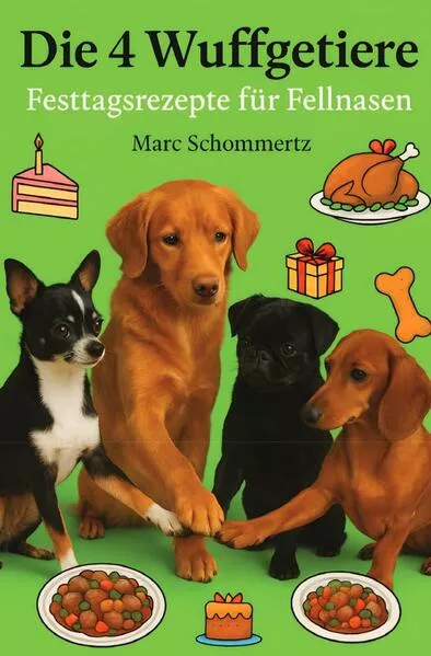 Die 4 Wuffgetiere - Festtagsrezepte für Fellnasen