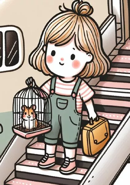 Cover: Mein Hamster fliegt zum 1. mal in einem Flugzeug