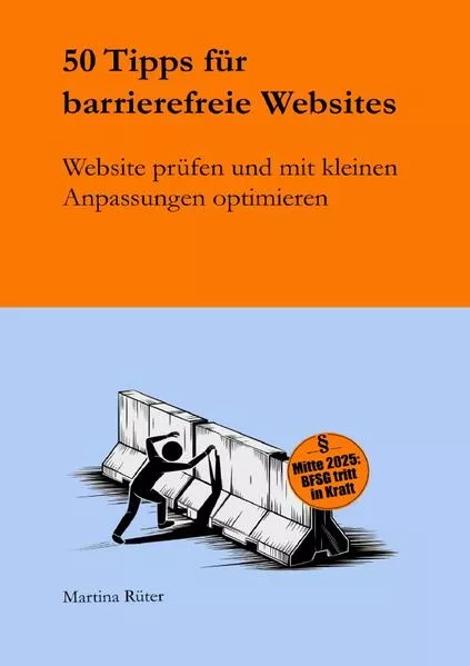 Cover: 50 Tipps für barrierefreie Websites