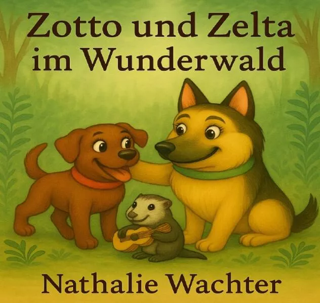 Cover: Bilderbuch Zotto und Zelta im Wunderwald, kleine Abenteuer, großer Zusammenhalt
