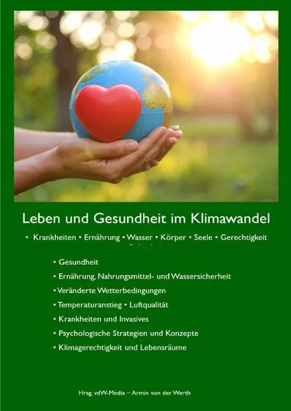 Cover: Leben und Gesundheit im Klimawandel