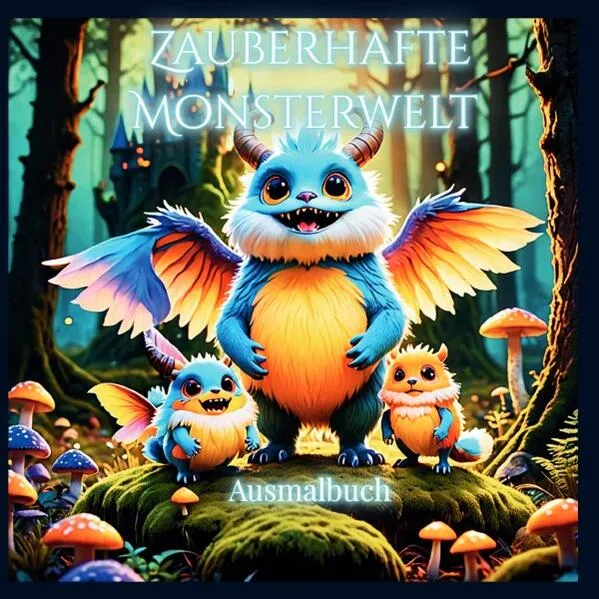 Cover: Fabelhafte Monsterwelten - Verrückte Kreaturen & bunte Fantasie