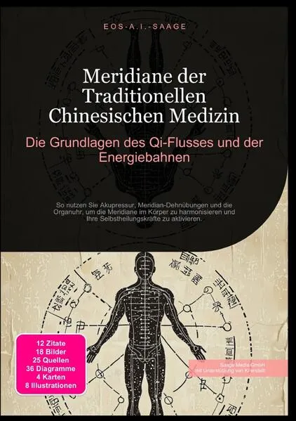 Cover: Meridiane der Traditionellen Chinesischen Medizin: Die Grundlagen des Qi-Flusses und der Energiebahnen