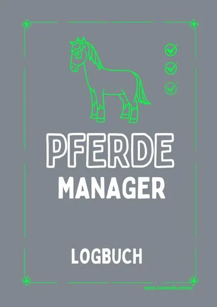 Pferde-Planer für Training, Pflege, Futter & Gesundheit