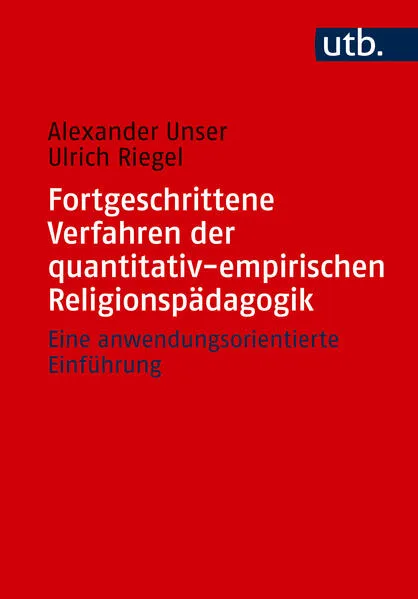 Cover: Fortgeschrittene Verfahren der quantitativ-empirischen Religionspädagogik