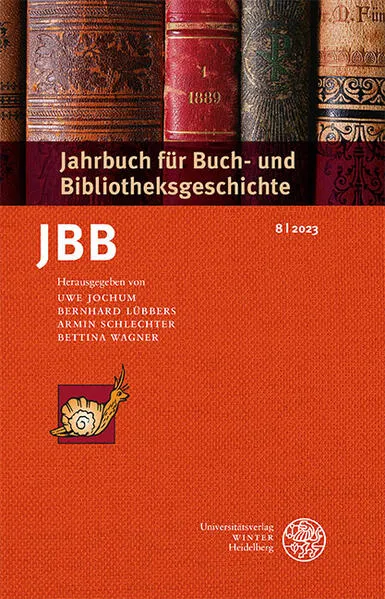 Cover: Jahrbuch für Buch- und Bibliotheksgeschichte 8 | 2023