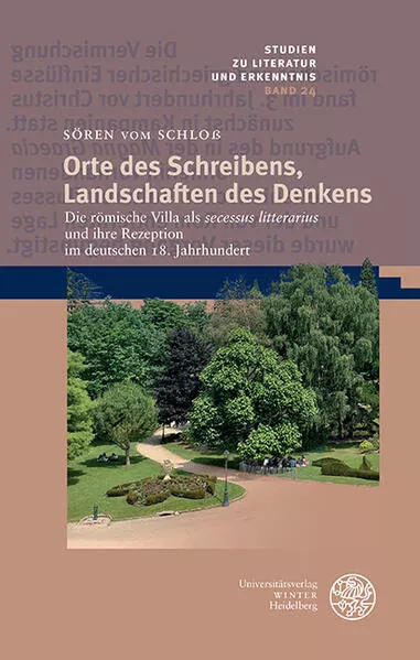 Cover: Orte des Schreibens, Landschaften des Denkens