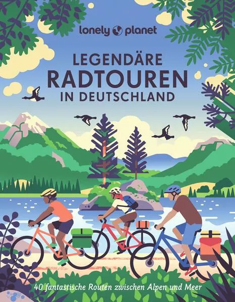 Cover: LONELY PLANET Bildband Legendäre Radtouren in Deutschland