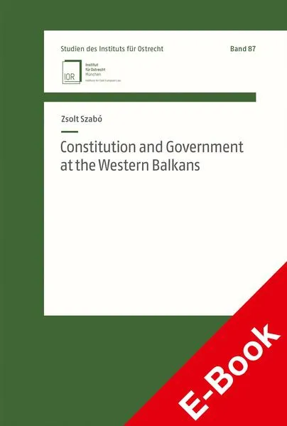 Cover: Constitution and Government at the Western Balkans