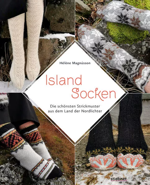 Cover: Island-Socken. Die schönsten Strickmuster aus dem Land der Nordlichter