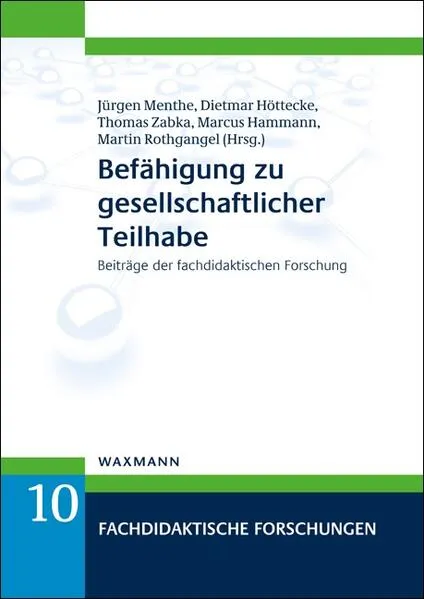 Cover: Befähigung zu gesellschaftlicher Teilhabe