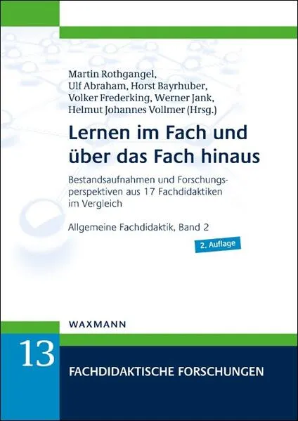 Cover: Lernen im Fach und über das Fach hinaus