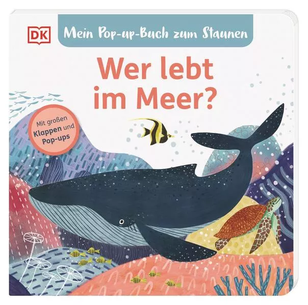 Cover: Mein Pop-up-Buch zum Staunen. Wer lebt im Meer?