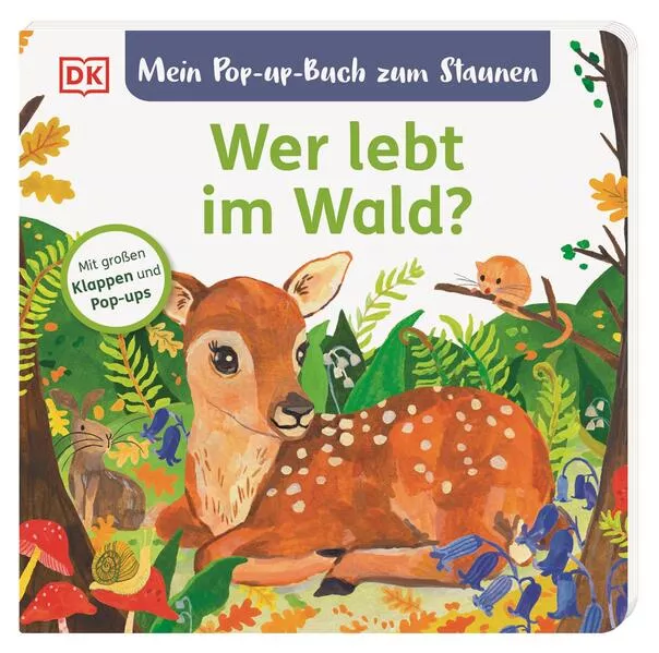 Cover: Mein Pop-up-Buch zum Staunen. Wer lebt im Wald?