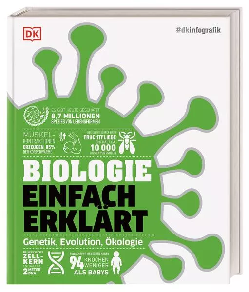 Cover: #dkinfografik. Biologie einfach erklärt