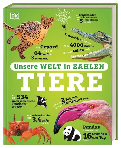 Cover: Unsere Welt in Zahlen. Tiere