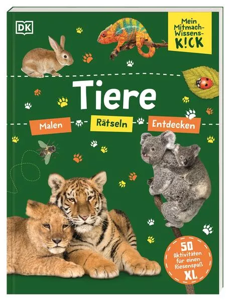 Cover: Mein Mitmach-Wissens-Kick. Tiere