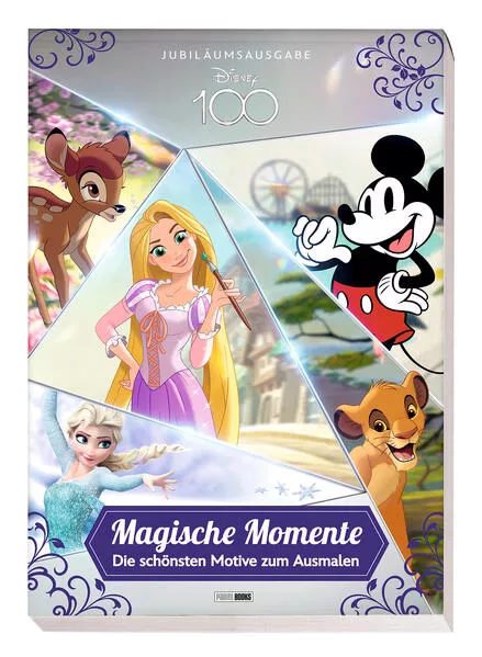 Cover: Disney 100: Magische Momente - Die schönsten Motive zum Ausmalen
