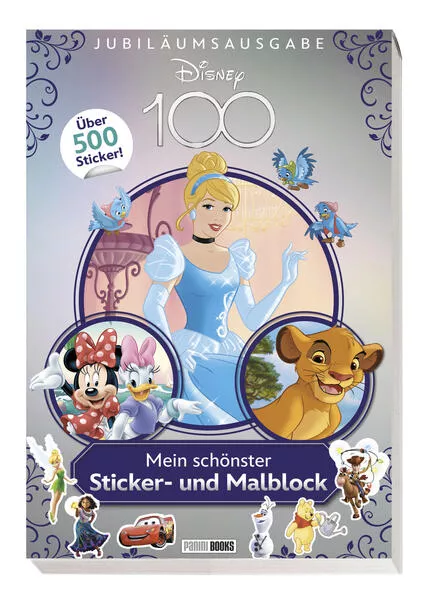 Cover: Disney 100: Mein schönster Sticker- und Malblock