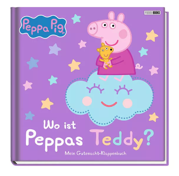 Cover: Peppa Pig: Wo ist Peppas Teddy? Mein Gutenacht-Klappenbuch