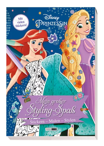 Cover: Disney Prinzessin: Mein großer Styling-Spaß: Stickern, Malen, Stylen