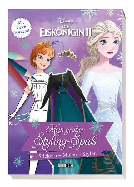 Disney Die Eiskönigin 2: Mein großer Styling-Spaß: Stickern, Malen, Stylen</a>