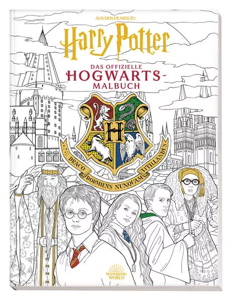 Cover: Aus den Filmen zu Harry Potter: Das offizielle Hogwarts-Malbuch
