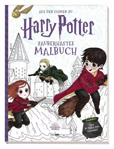 Cover: Aus den Filmen zu Harry Potter: Zauberhaftes Malbuch
