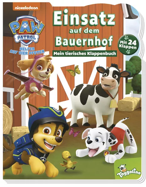 Cover: PAW Patrol: Einsatz auf dem Bauernhof - Mein tierisches Klappenbuch