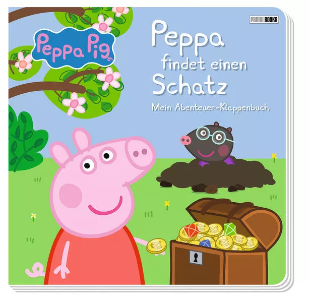 Cover: Peppa Pig: Peppa findet einen Schatz - Mein Abenteuer-Klappenbuch