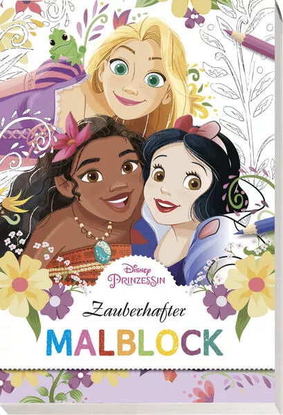 Cover: Disney Prinzessin: Zauberhafter Malblock