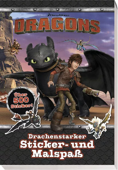 Cover: Dragons: Drachenstarker Sticker- und Malspaß