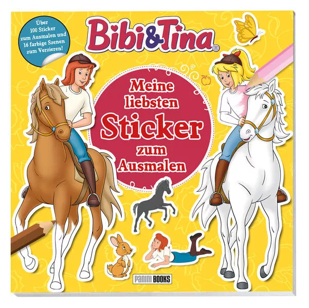 Cover: Bibi & Tina: Meine liebsten Sticker zum Ausmalen